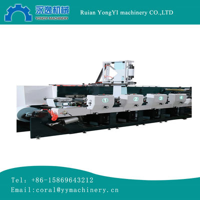 محركات الخدمة الكاملة 350 450 شبكة ضيقة 8 ألوان UV LABEL أفقي Flexographic Flexo Printer